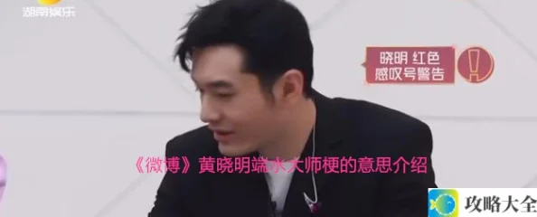 黄晓明端水大师梗是什么_黄晓明端水大师梗的含义与来源解析